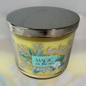 NEW! Bath & Body Works Magic in the Air Scented 3 Wick Candle 14.5 OZ *Read Desc